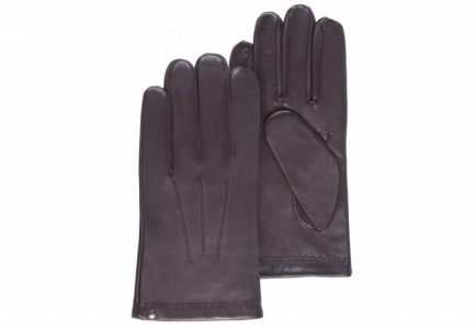 Лайковые (кожаные) мужские перчатки с подкладкой из кашемира с шелком.