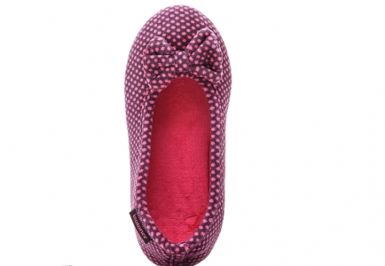 Балеринки на резиновой подошве. Велюр.